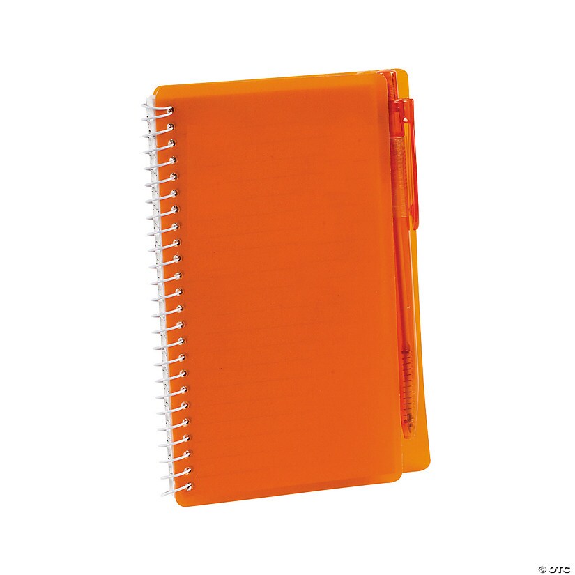 Spiral Notebooks with Pens - 12 Pc.