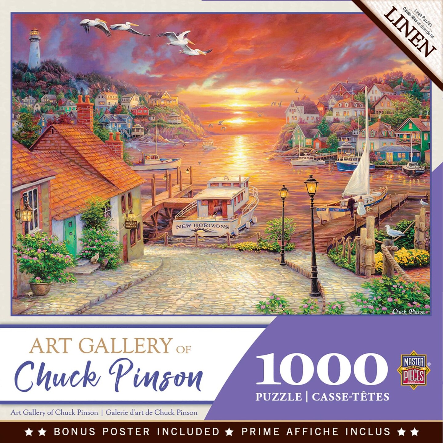 Chuck Pinson New Horizons 1000 Piece Linen Jigsaw Puzzle