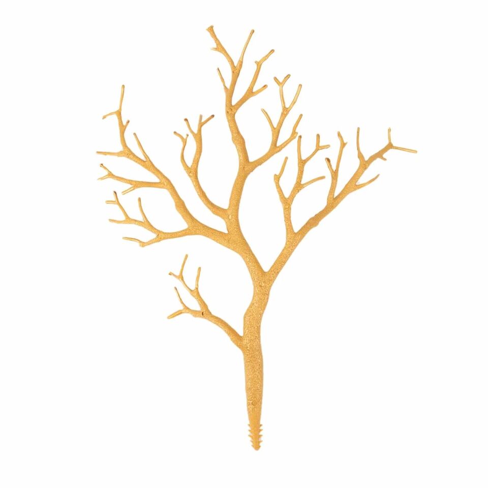 GOLD 10 Plastic 14" Artificial Manzanita Tree Branches VASE FILLERS