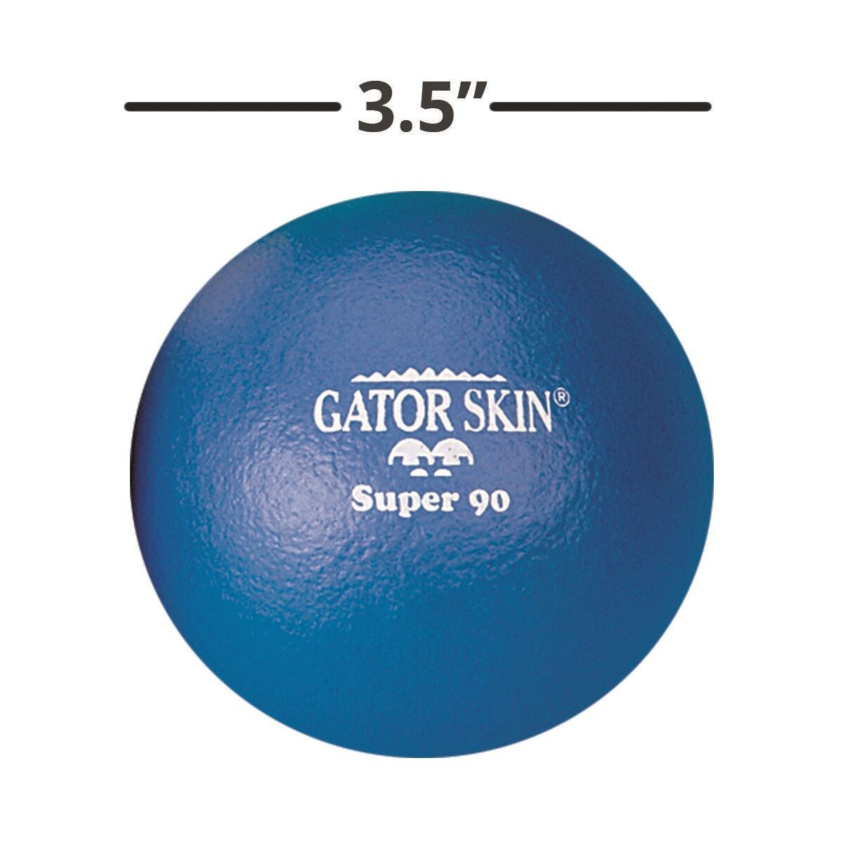 S&#x26;S Worldwide Gator Skin Super 90 Balls. 3.5&#x22; PU Coated Foam Balls in 6 Colors, Soft No-Sting Balls are Great for Indoor Baseball/Softball, Floor Hockey Ball, as a Mini Dodgeball and PE. Set of 6.