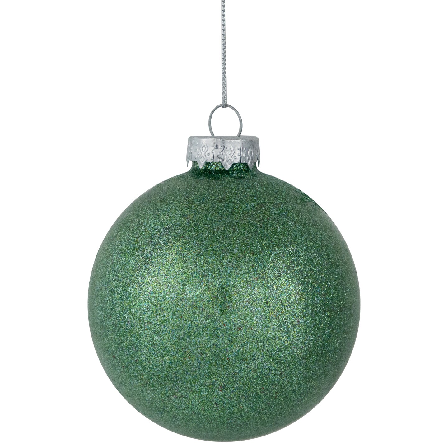 Northlight 3-Finish Glass Christmas Ball and Onion Ornaments - 3&#x22; (80mm) - Forest Green - 9ct