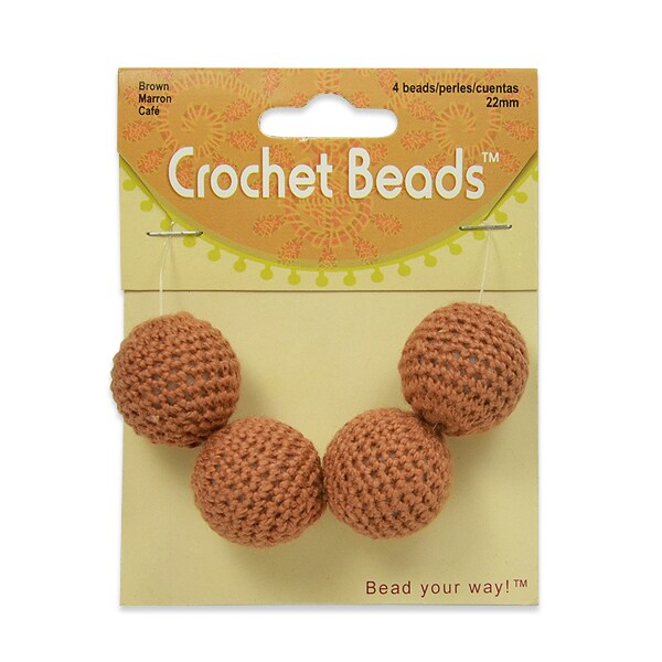 6 Packs of Crochet Beads Pack of 4