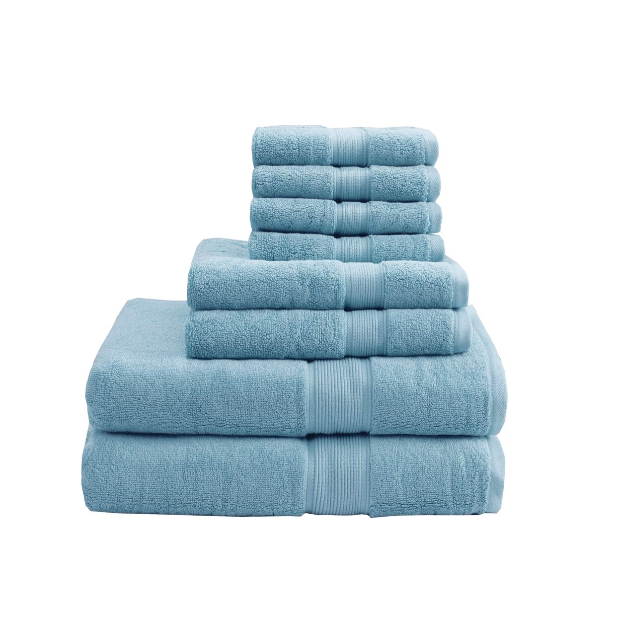 Madison Park 8 Piece Towel Set See below/Aqua