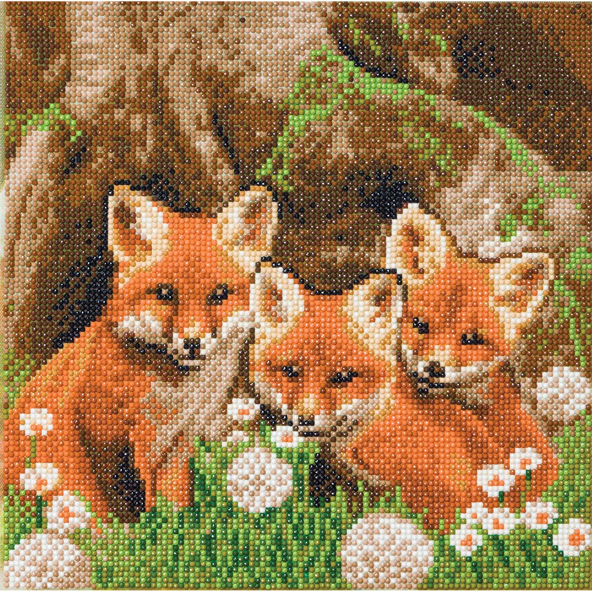 Crystal Art  Foxes Diamond Painting