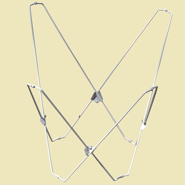 The Hamptons Collection 35&#x22; Solid White Contemporary Butterfly Chair Frame