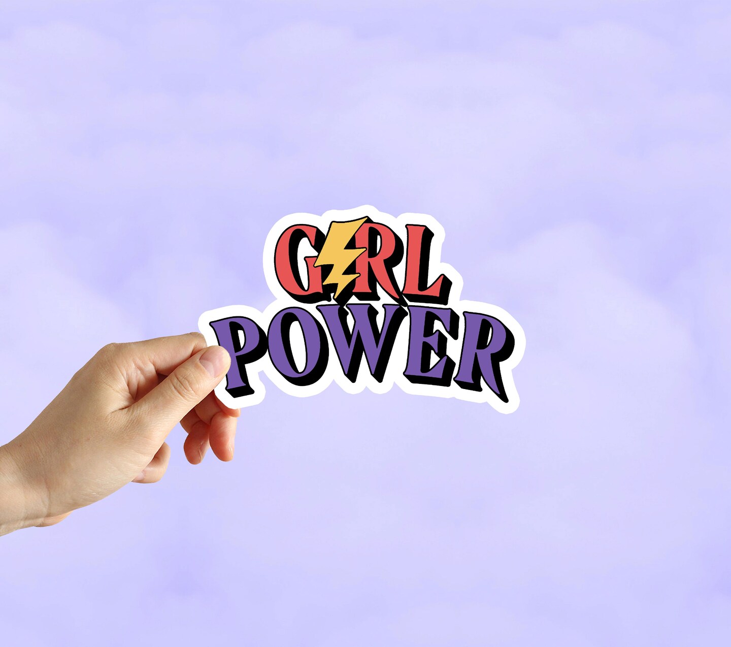 Girl Power Water Bottle Labels