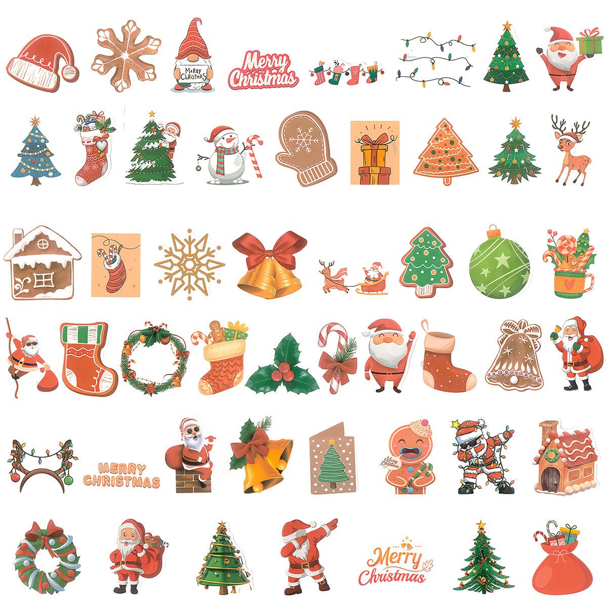 Wrapables Waterproof Vinyl Stickers for Water Bottles, Laptop, Phones, Skateboards, Decals for Teens, 100pcs