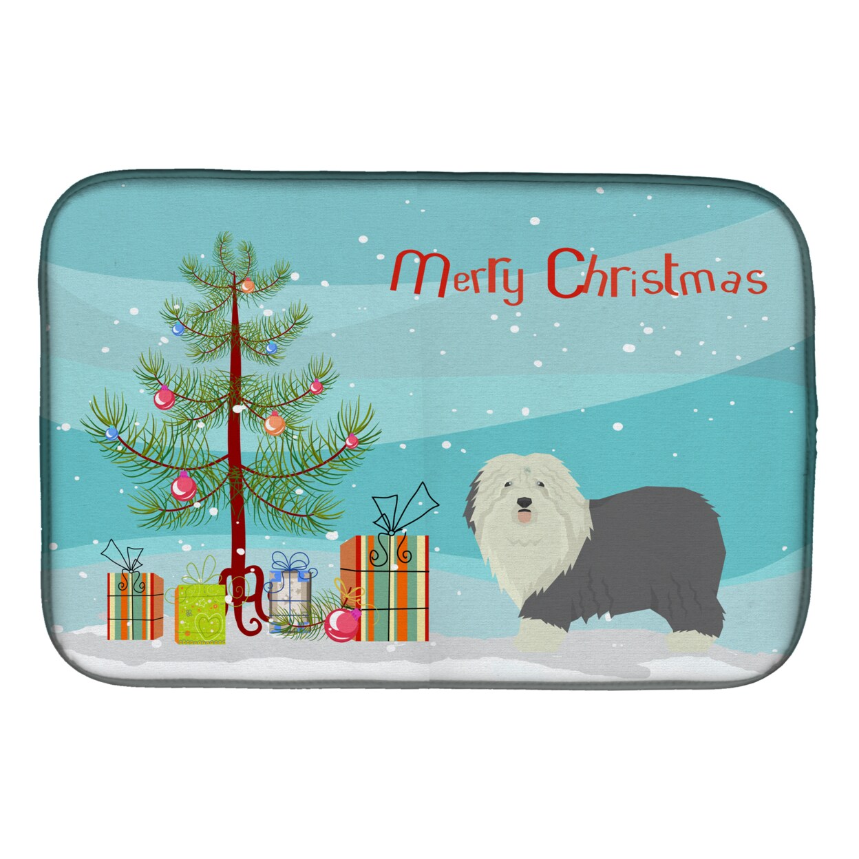 Christmas Dish Mat 