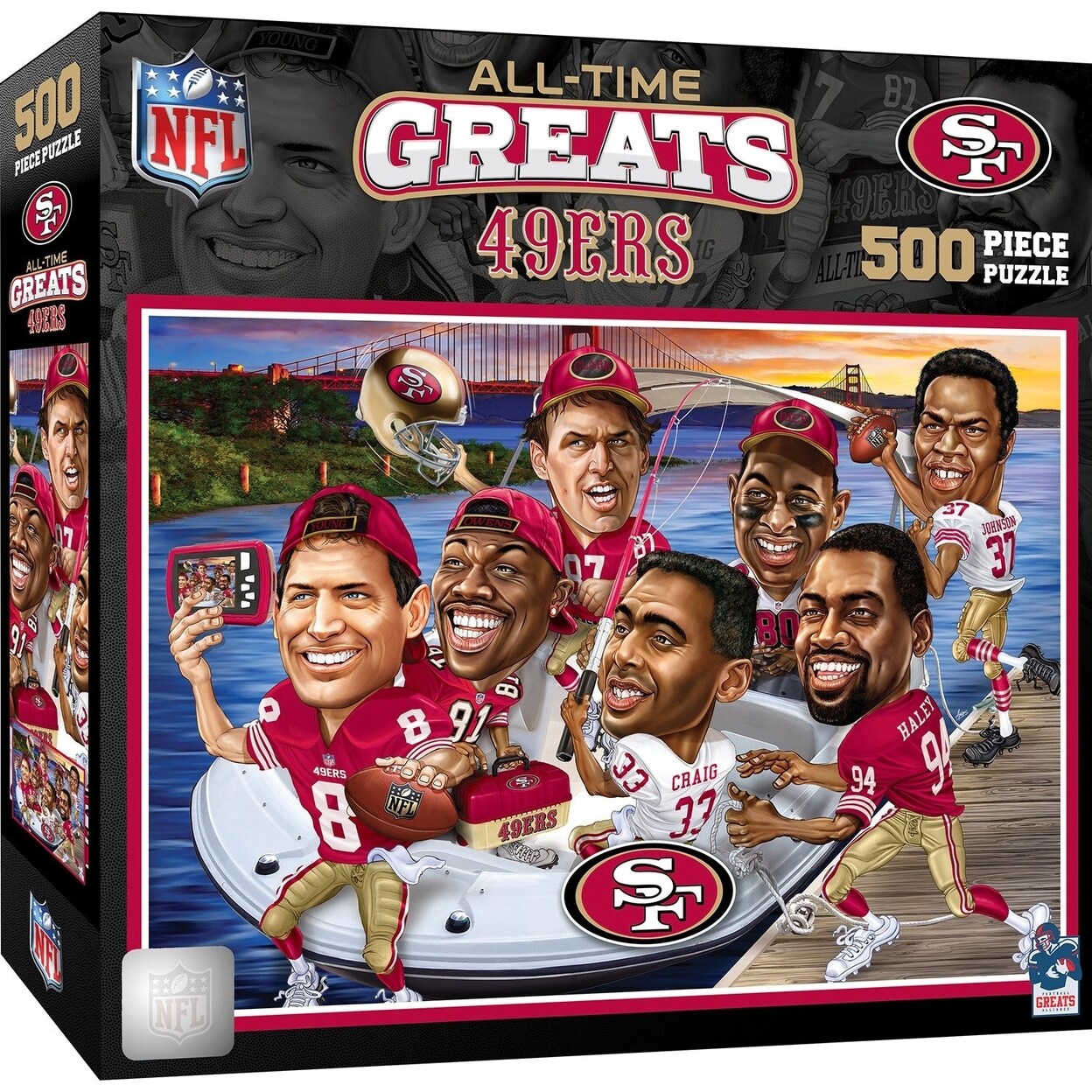 MasterPieces San Francisco 49ers - All Time Greats 500 Piece Jigsaw Puzzle