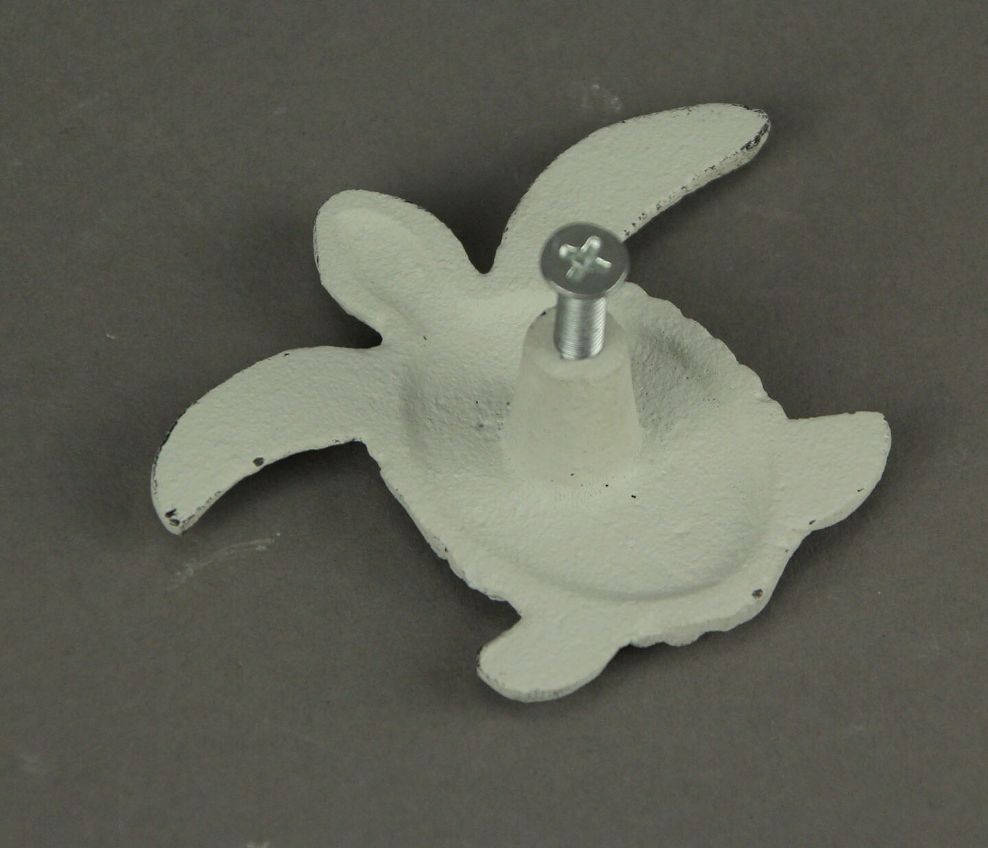 Cast Iron Sea Turtle Handle Drawer Pull Cabinet Knob Beach Decor Set of 12