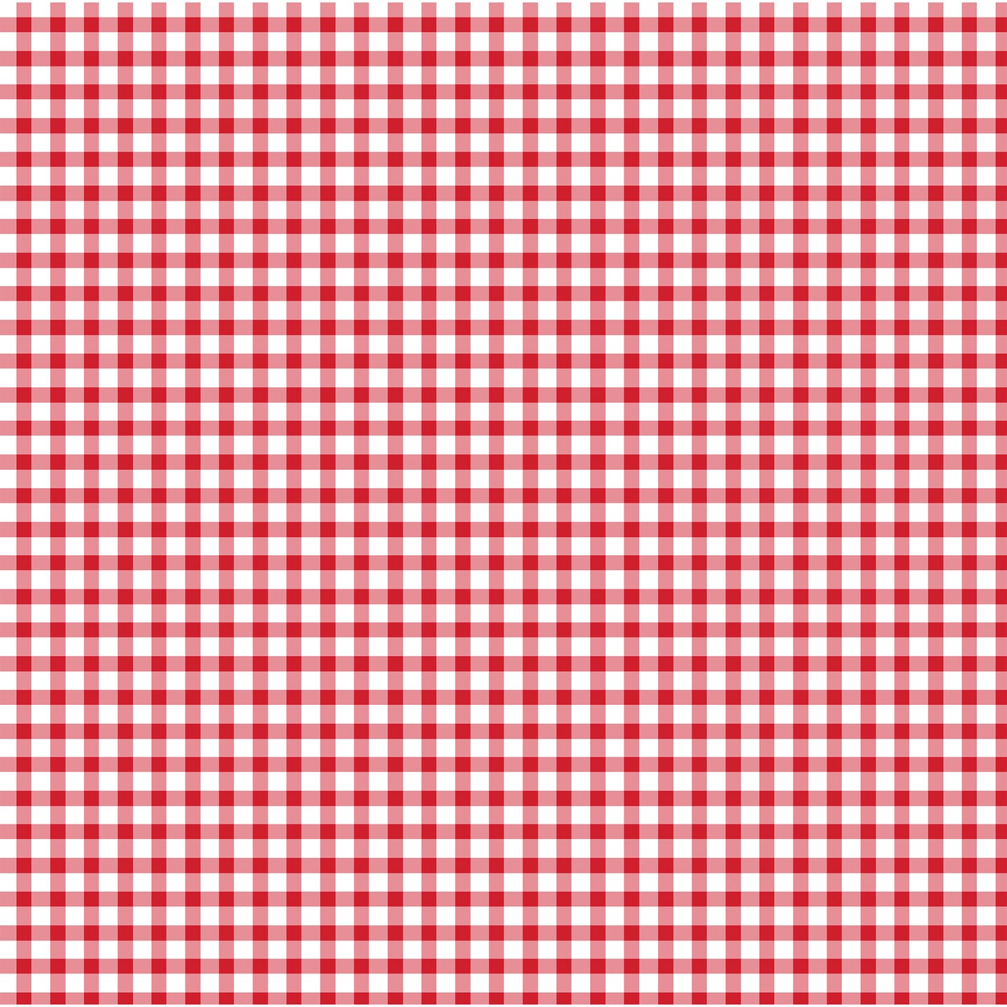 Smart Design Bonded Grip Shelf Liner - 12 inch x 10 feet - Ruby Red Gingham