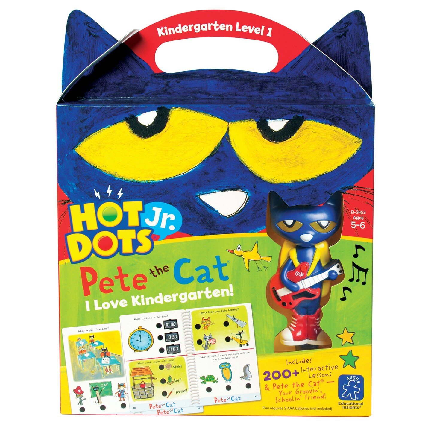 Hot Dots&#xAE; Jr. Pete the Cat&#xAE; I Love Kindergarten! Set