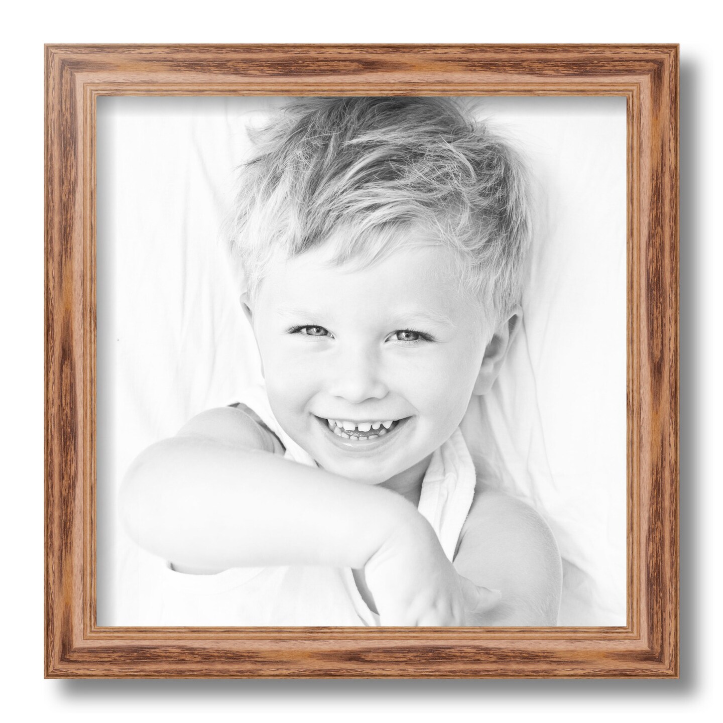 ArtToFrames 13x13 Inch Picture Frame, This 1.25 Inch Custom Wood Poster Frame is Available in Multiple Colors, Great for Your Art or Photos - Comes with Regular Glass and Foam Backing 3/16 inch (V-59504-13x13)