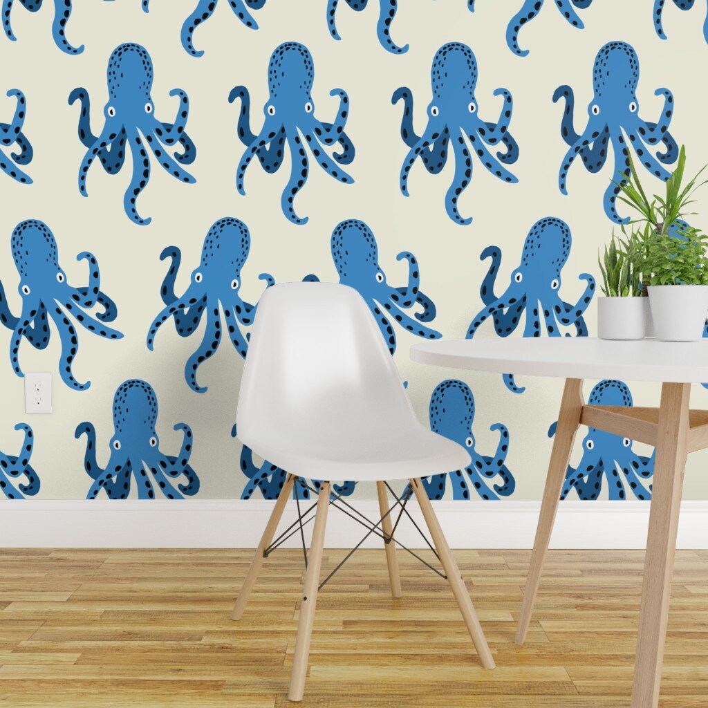 Whimsical Floral Removable Wallpaper  Removable wallpaper Urban  outfitters wallpaper Floral wallpaper