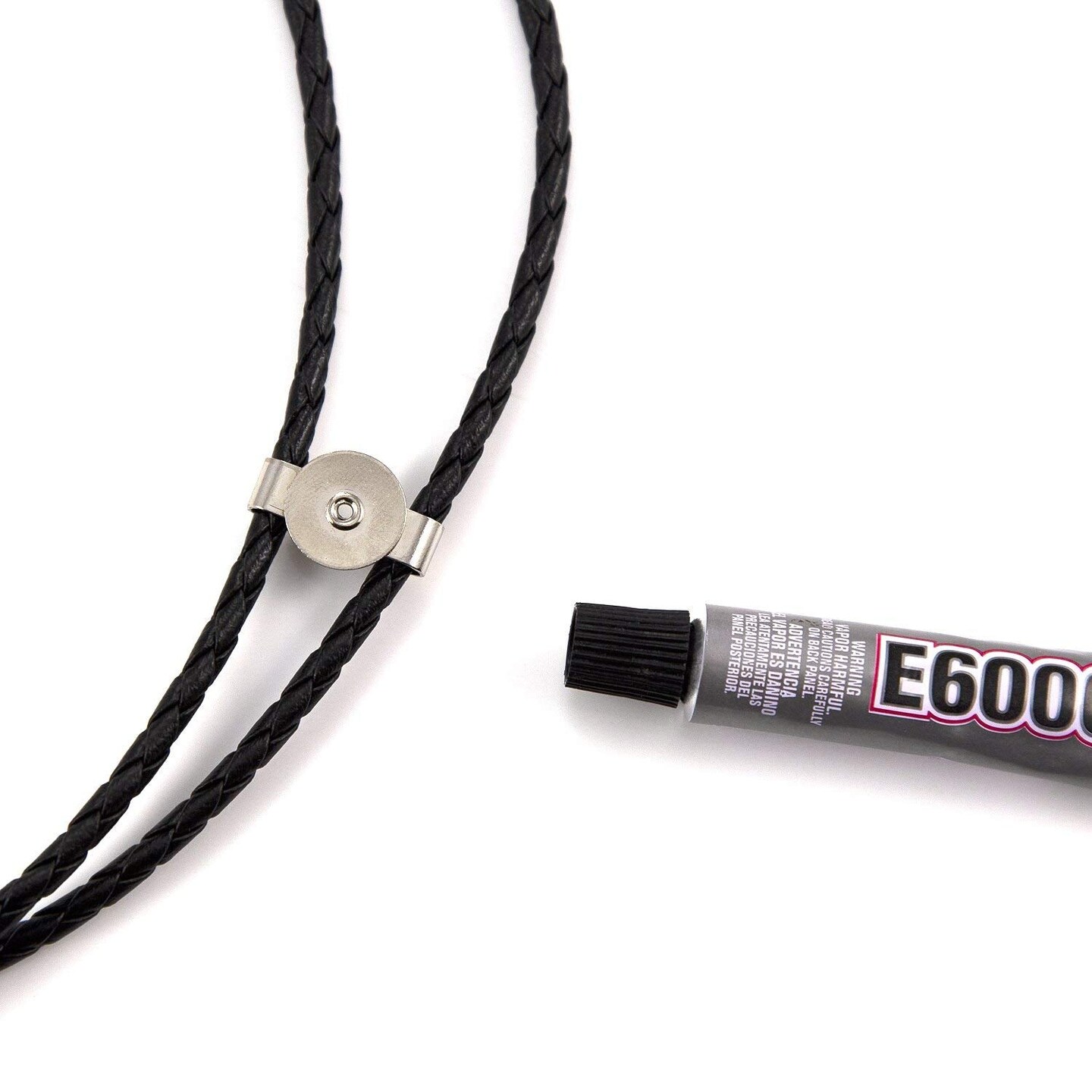 JewelrySupply Create Your Own Bolo Tie Kit - Bolo Cord, Bolo Slide, Bolo Tips & Glue