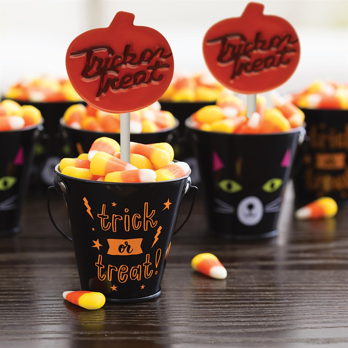 Chocolate Mold Trick Or Treat Pumpkin