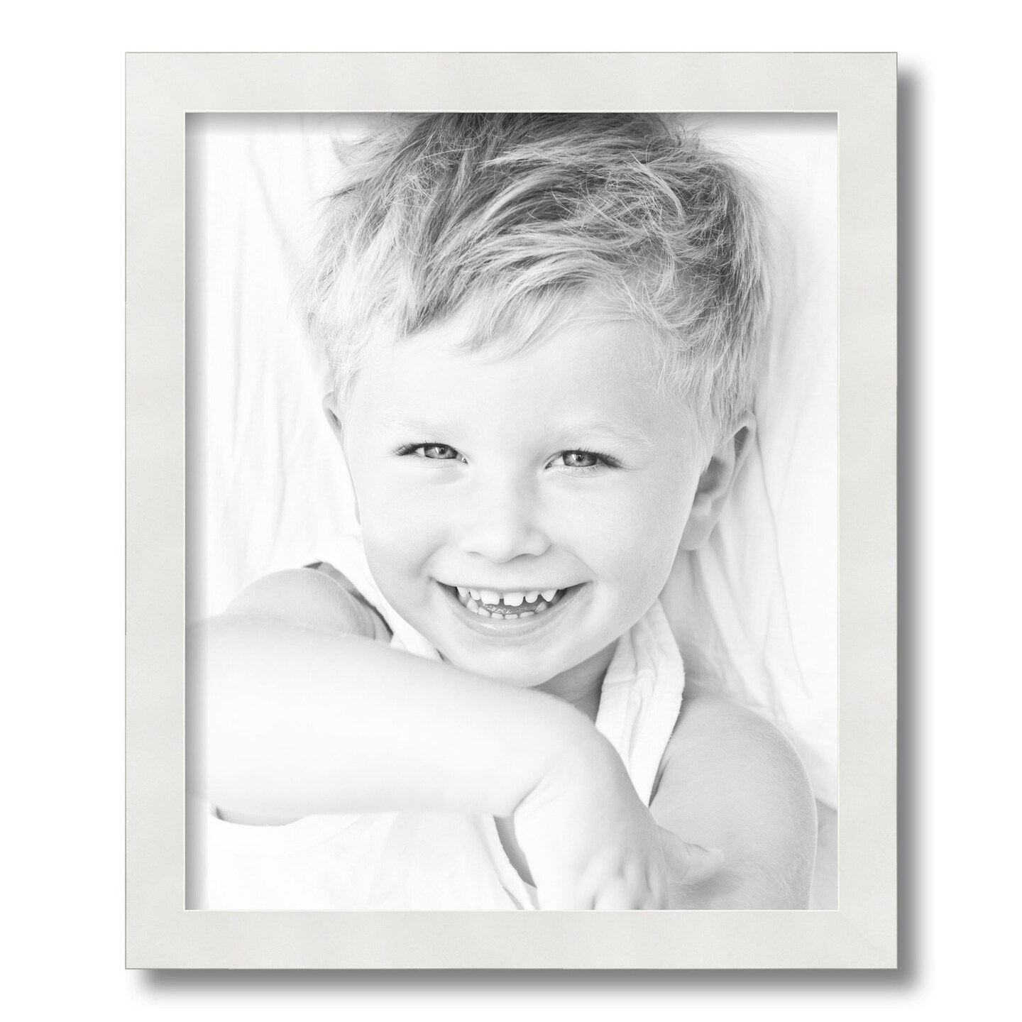 ArtToFrames 14x17 Inch Picture Frame, This 1.25 Inch Custom MDF Poster Frame is Available in Multiple Colors, Great for Your Art or Photos - Comes with Regular Glass and Foam Backing 3/16 inch (V-FRBW26-14x17)