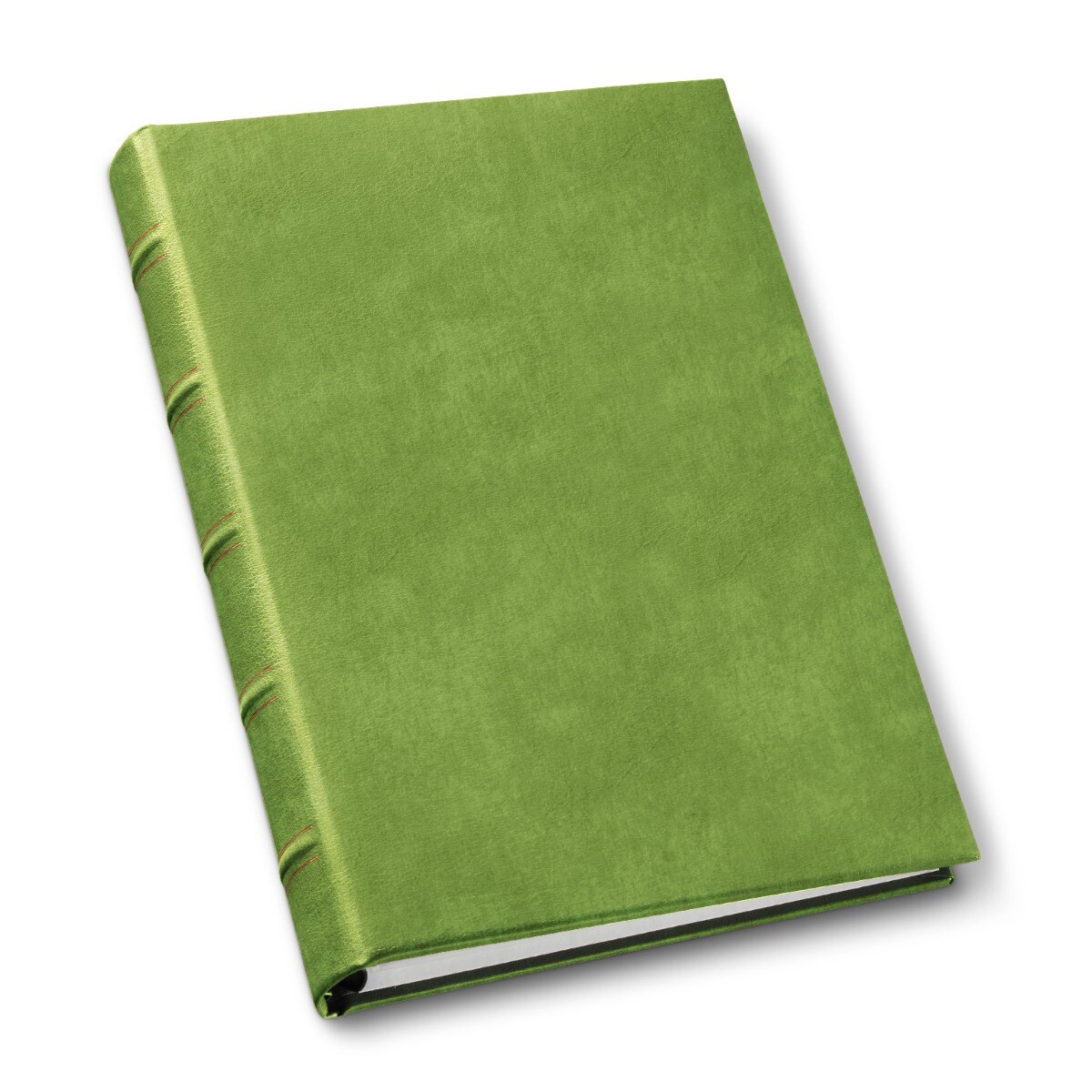 Gallery Leather Slimline Photo Album 4x6-3 Ring Binder, 60 Pages for 120 Photos, Fillable, Can Fit 4x6 Photos, Handcrafted - 11.75 x 8.0 &#x22;