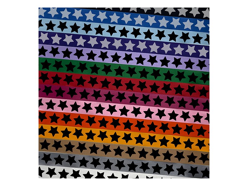 Star Shape Excellent Satin Ribbon for Bows Gift Wrapping - 1&#x22; - 3 Yards