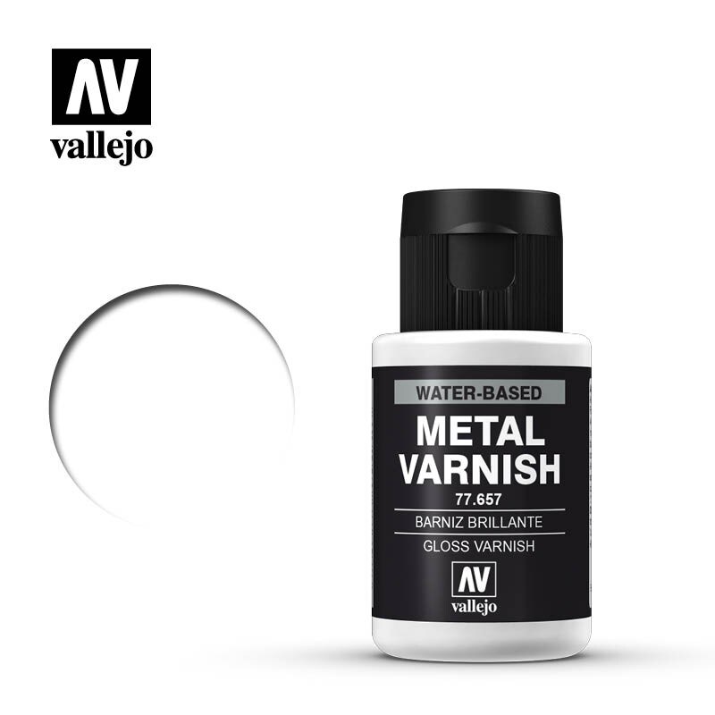 Vallejo   Gloss Metal Varnish Metal Color