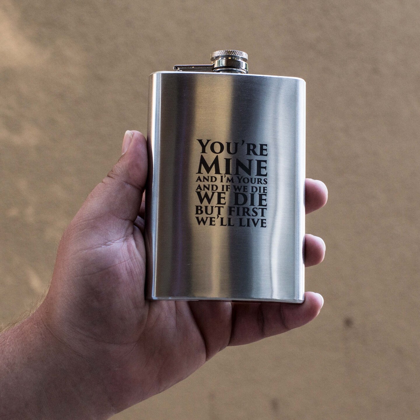 8oz You&#x27;re Mine Stainless Steel Flask