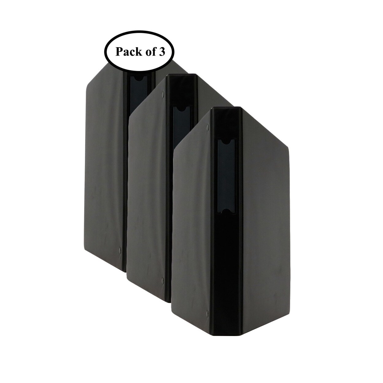 Three Star Binder Black 1.5&#x2033; (Pack of 3)