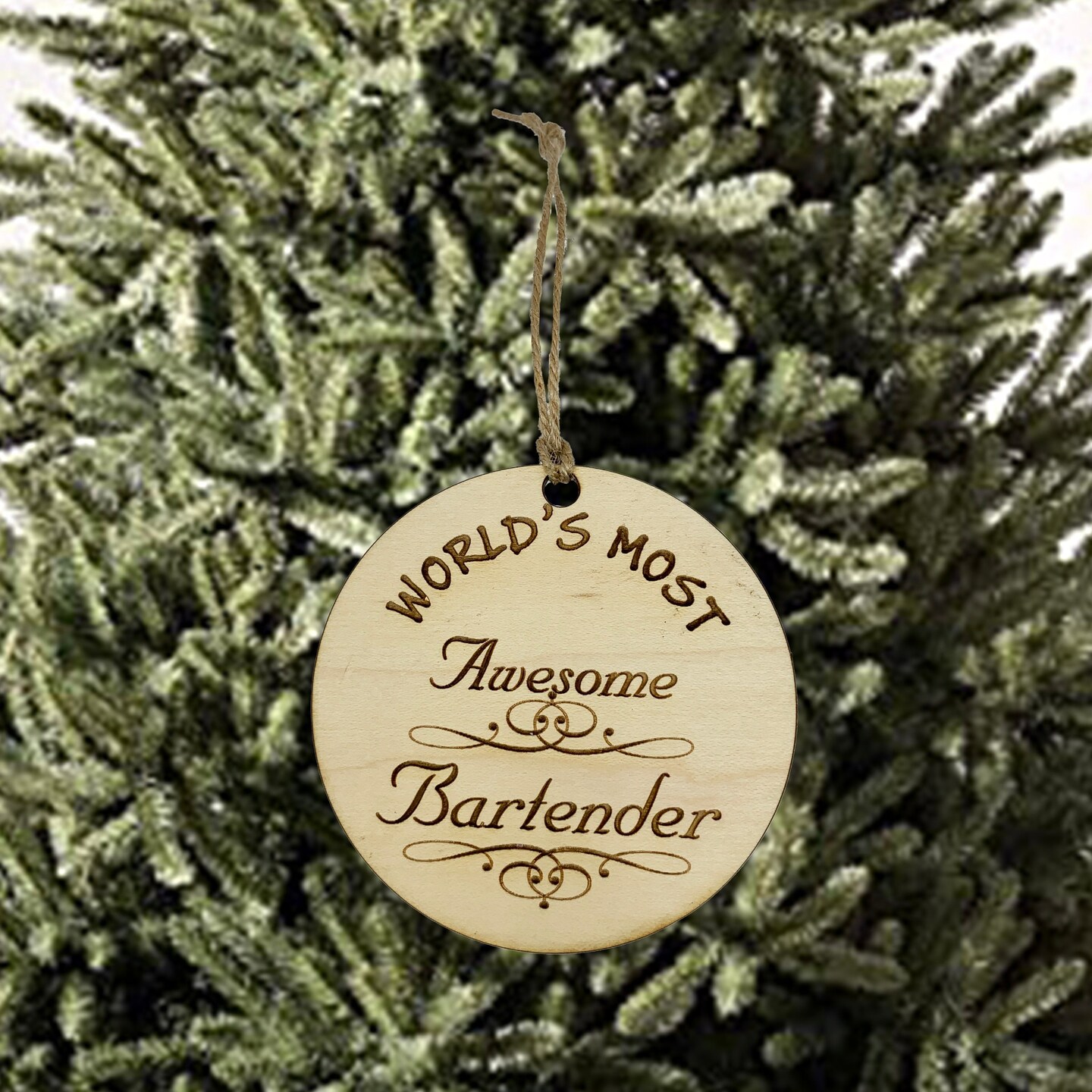 Worlds most Awesome Barback - Ornament