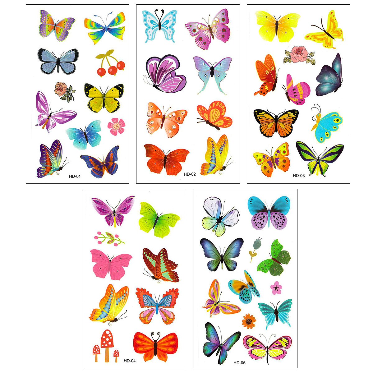 Wrapables Waterproof Temporary Tattoos for Children