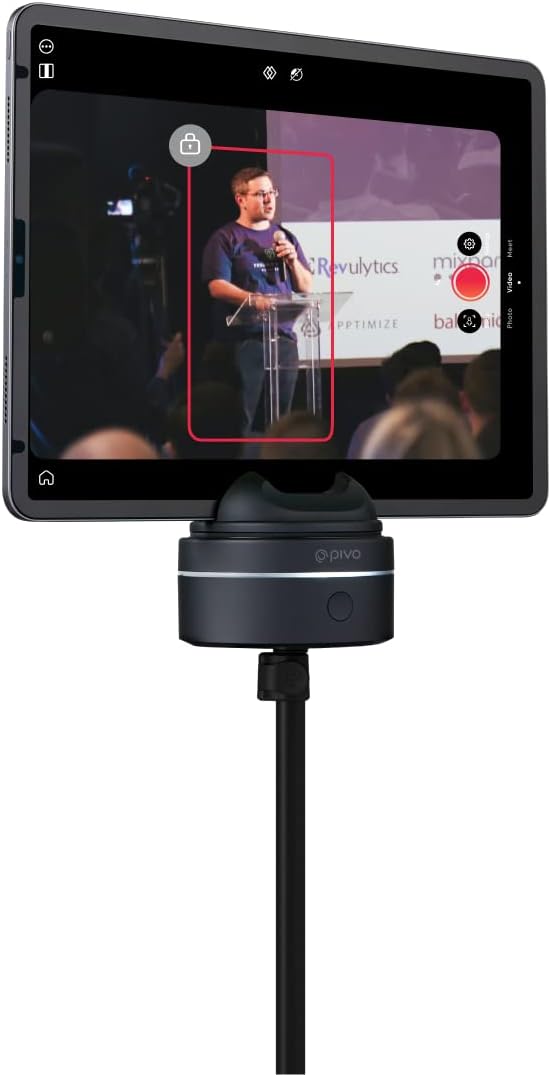 Pivo Pod Max - Auto Face Tracking, Smart Video Tracker for DSLR Camerawith Remote Control