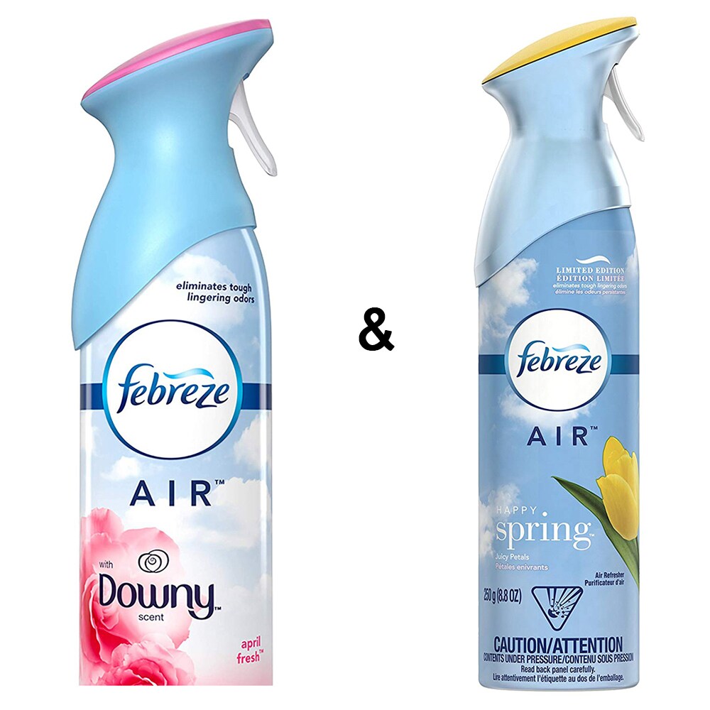 Febreze Air Freshener with Dawn Scent, April Fresh, 250 g by and Air Freshener Linen and Sky by