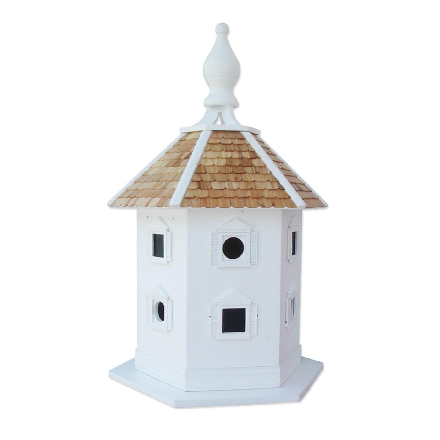 CC Home Furnishings 30&#x22; Fully Functional Oversized Elaborate White Bird Dovecote