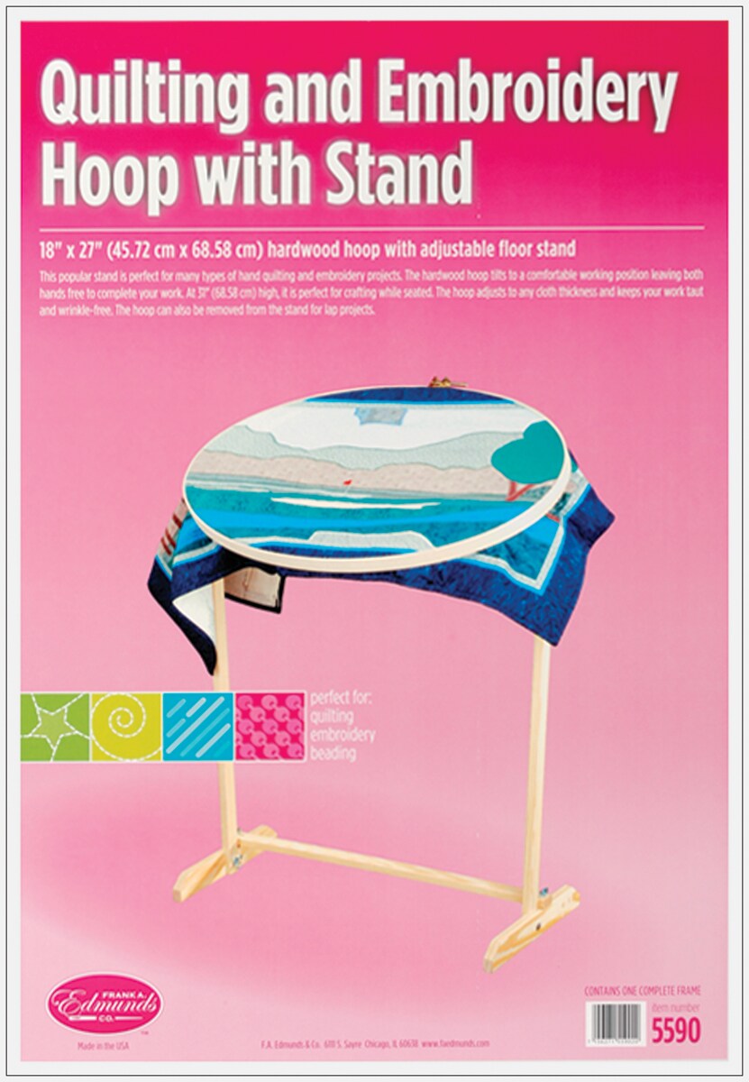 Frank A. Edmunds Wood Hoop &#x26; Floor Stand