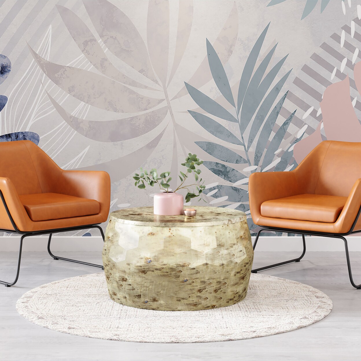 Zuo Modern Pam Coffee Table Antique Beige