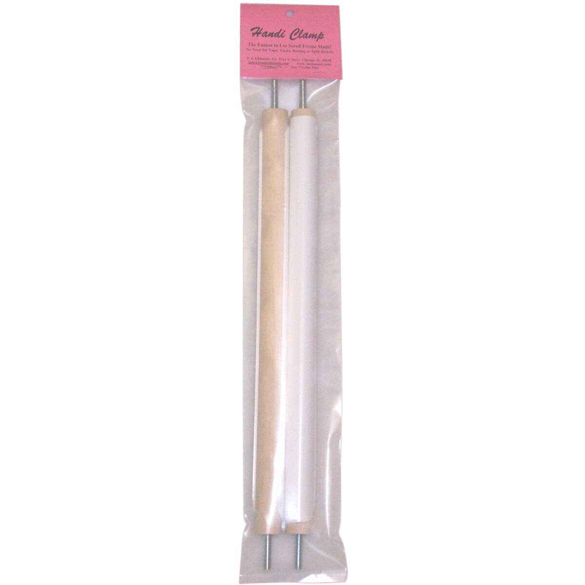 Frank A. Edmunds Handi Clamp Scroll Rods W/Clamps-24&#x22;