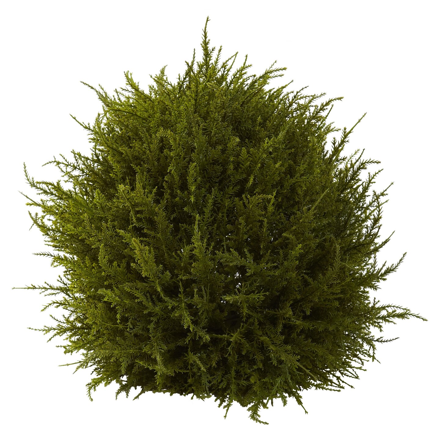 Nearly Natural 14&#x22; Cedar Decorative Sphere Topiary Artificial Tree