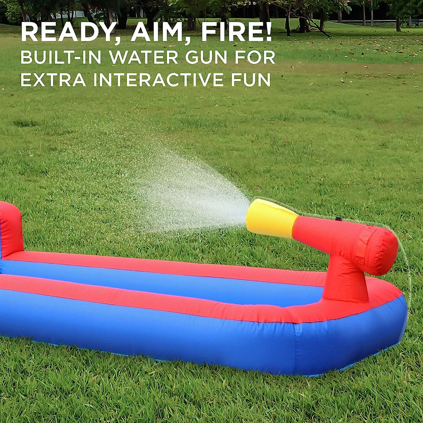 Sunny &#x26; Fun Inflatable Kids Backyard Water Park W/Slide