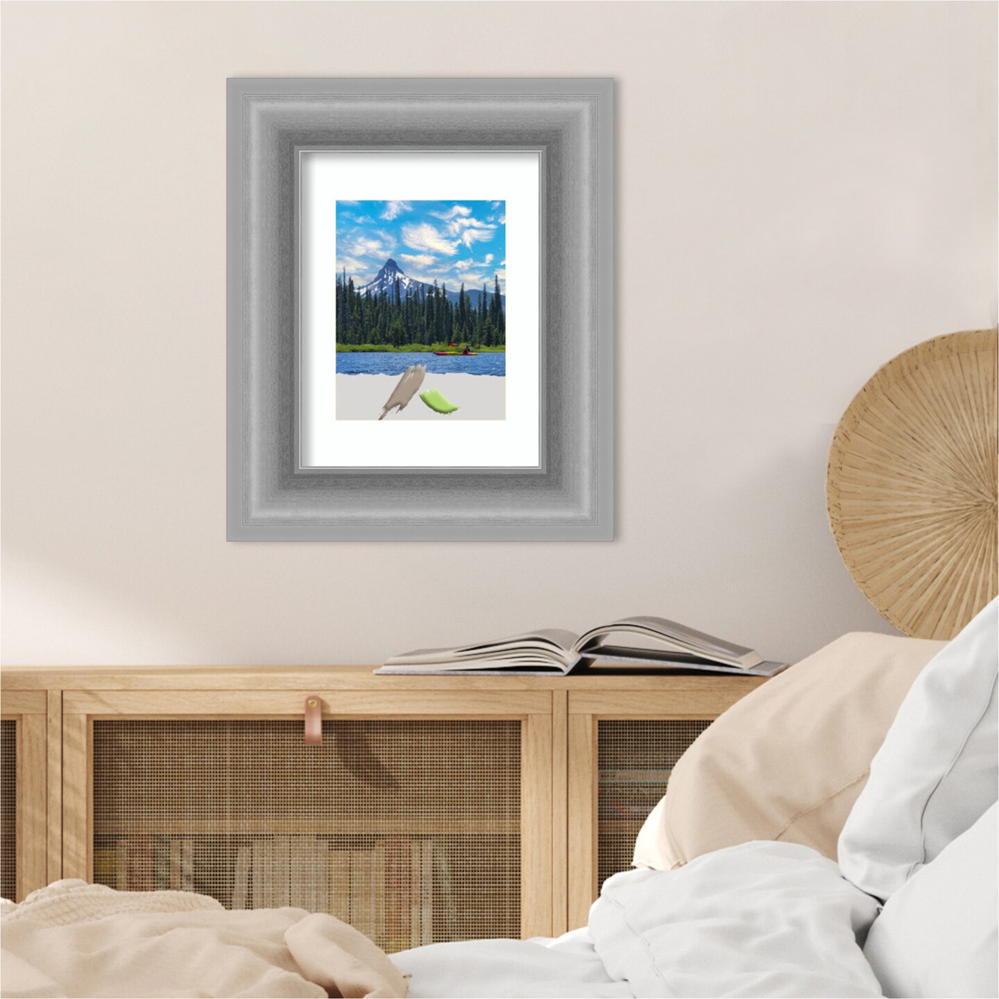 Peak Polished Nickel Picture Frame, Photo Frame, Art Frame