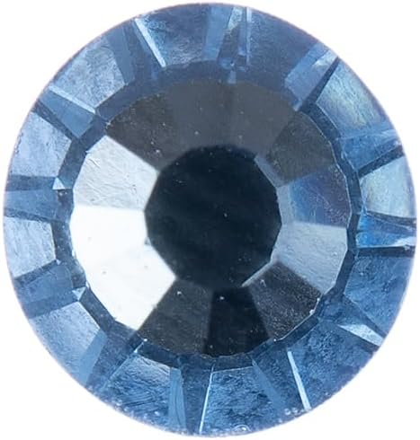 Crystal Lane DIY 288pcs SS30 (6.5mm) Metallic Silver | Glass Round Flat  Back Rhinestones