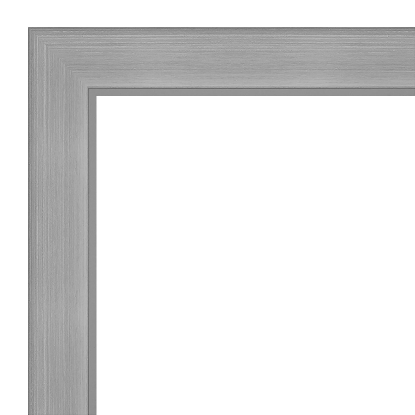 Vista Brushed Nickel Picture Frame, Photo Frame, Art Frame