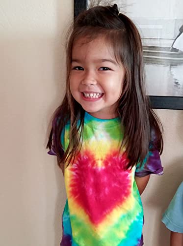 Funky Groovy Tie Dye Kit - Includes Pre-Measured Procion MX Dye in Magenta Turquoise and Yellow - with Soda Ash Dye Fixer