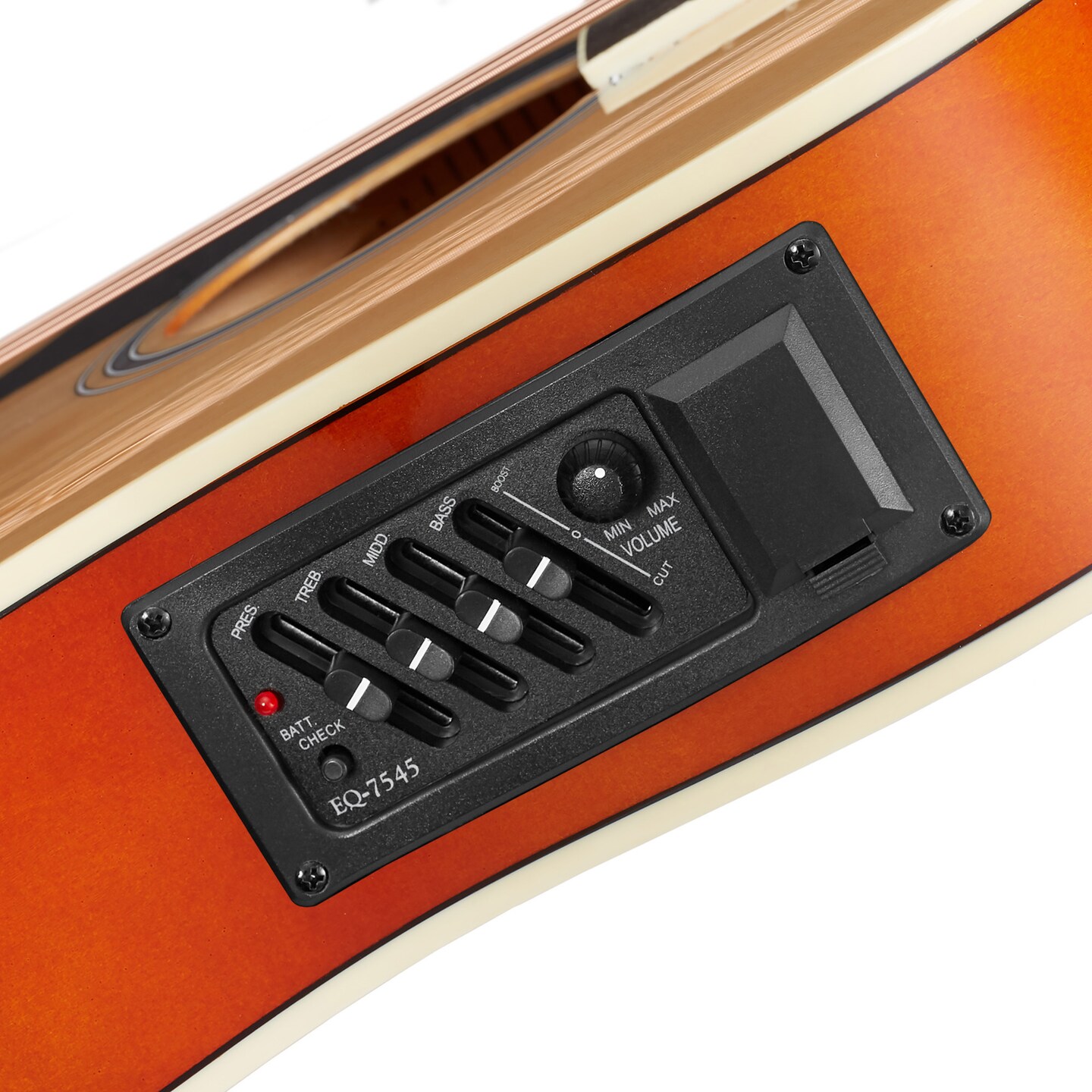 Ashthorpe Full-Size Left-Handed Cutaway Thinline Acoustic-Electric Guitar Package - Premium Tonewoods