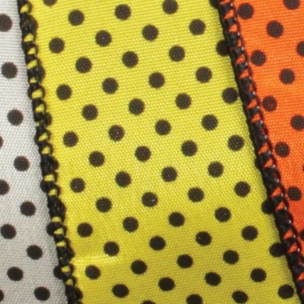 The Ribbon People Black and Yellow Polka Dot Wired Craft Ribbon 1.5&#x22; x 40 Yards