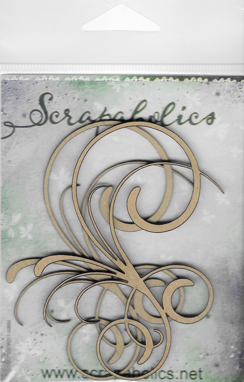 Scrapaholics Laser Cut Chipboard 2mm Thick-Flourish Set, 2/Pkg 3.5&#x22;X2.75&#x22;
