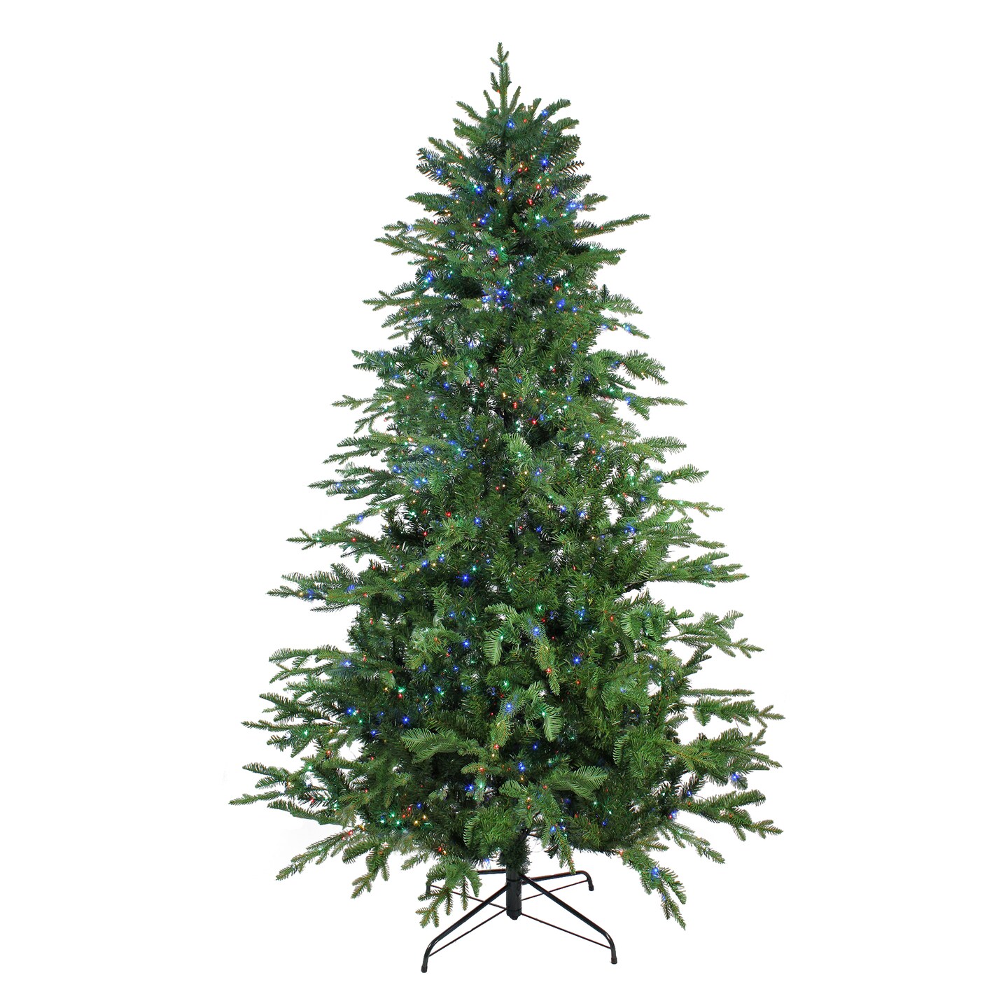 Northlight Pre-Lit Medium Ashland Sitka Spruce Artificial Christmas Tree - 7.5' - Multicolor LED Lights