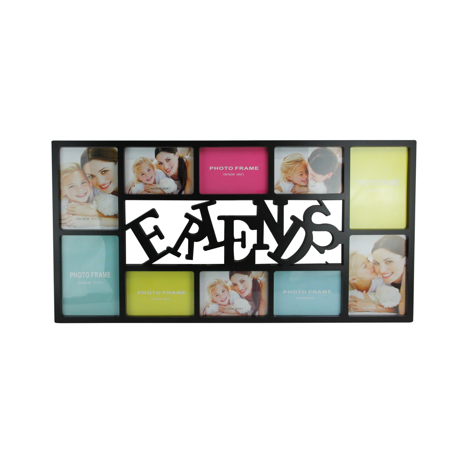 Northlight Friends Photo Frame Wall Collage - 28.75 - Black
