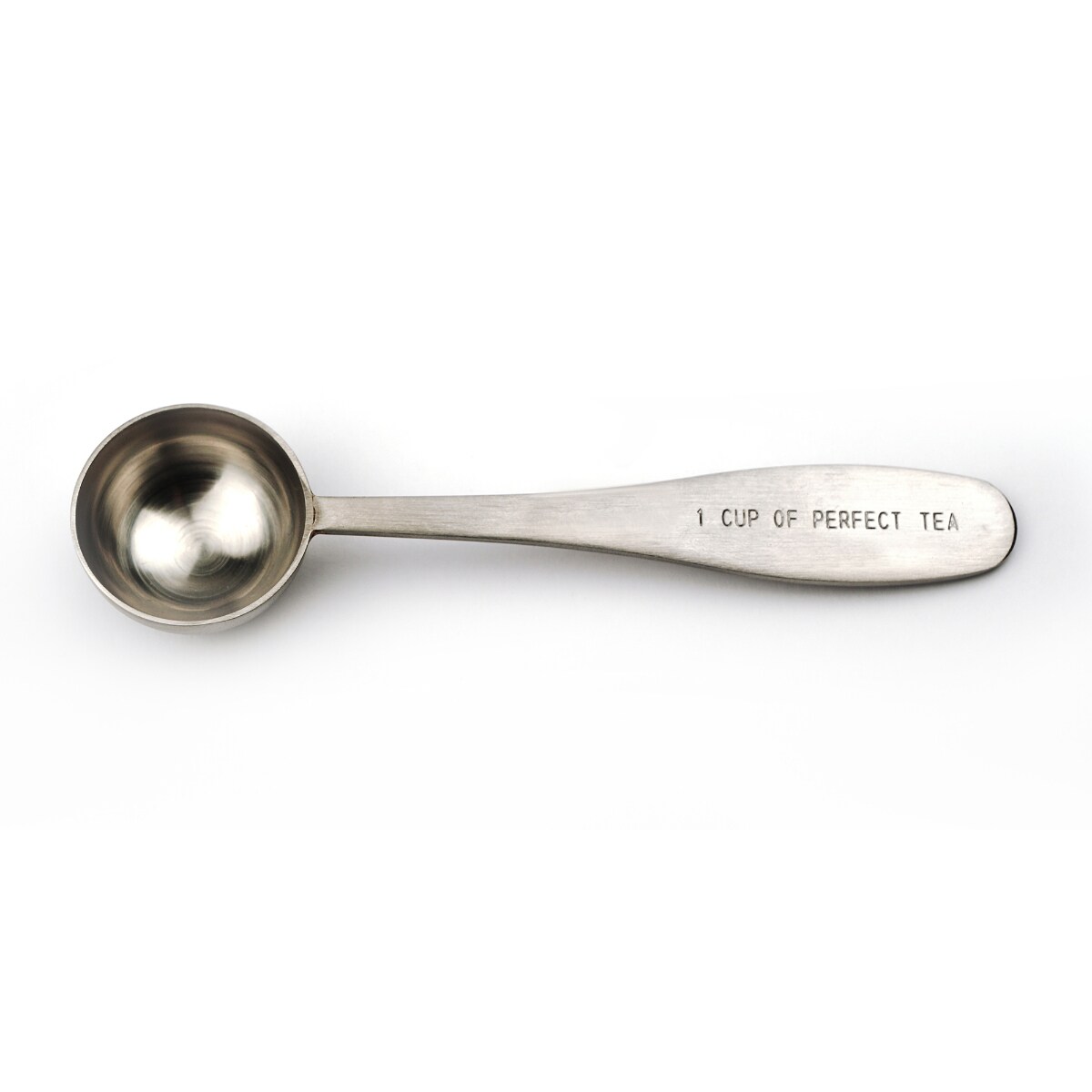 Contemporary Home Living Stainless Steel Engraved Perfect Tea Scoop - 5&#x22;