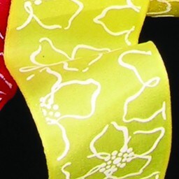Wired Fabric Florist Ribbon
