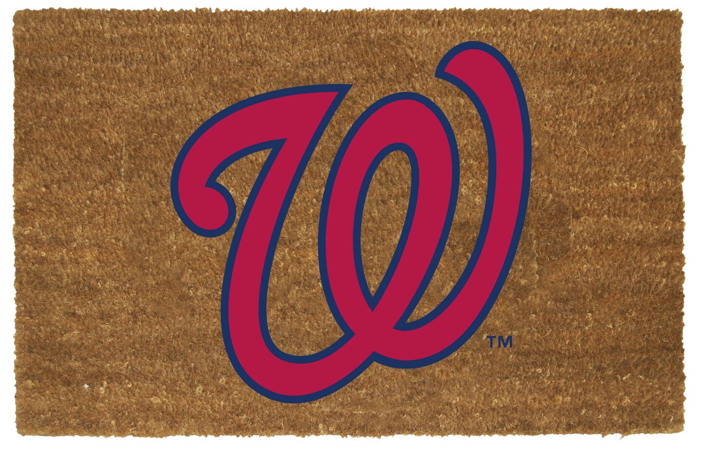 Memory Company MLB Washington Nationals Rectangular Coir Door Mat 29.5&#x22; x 19.5&#x22;