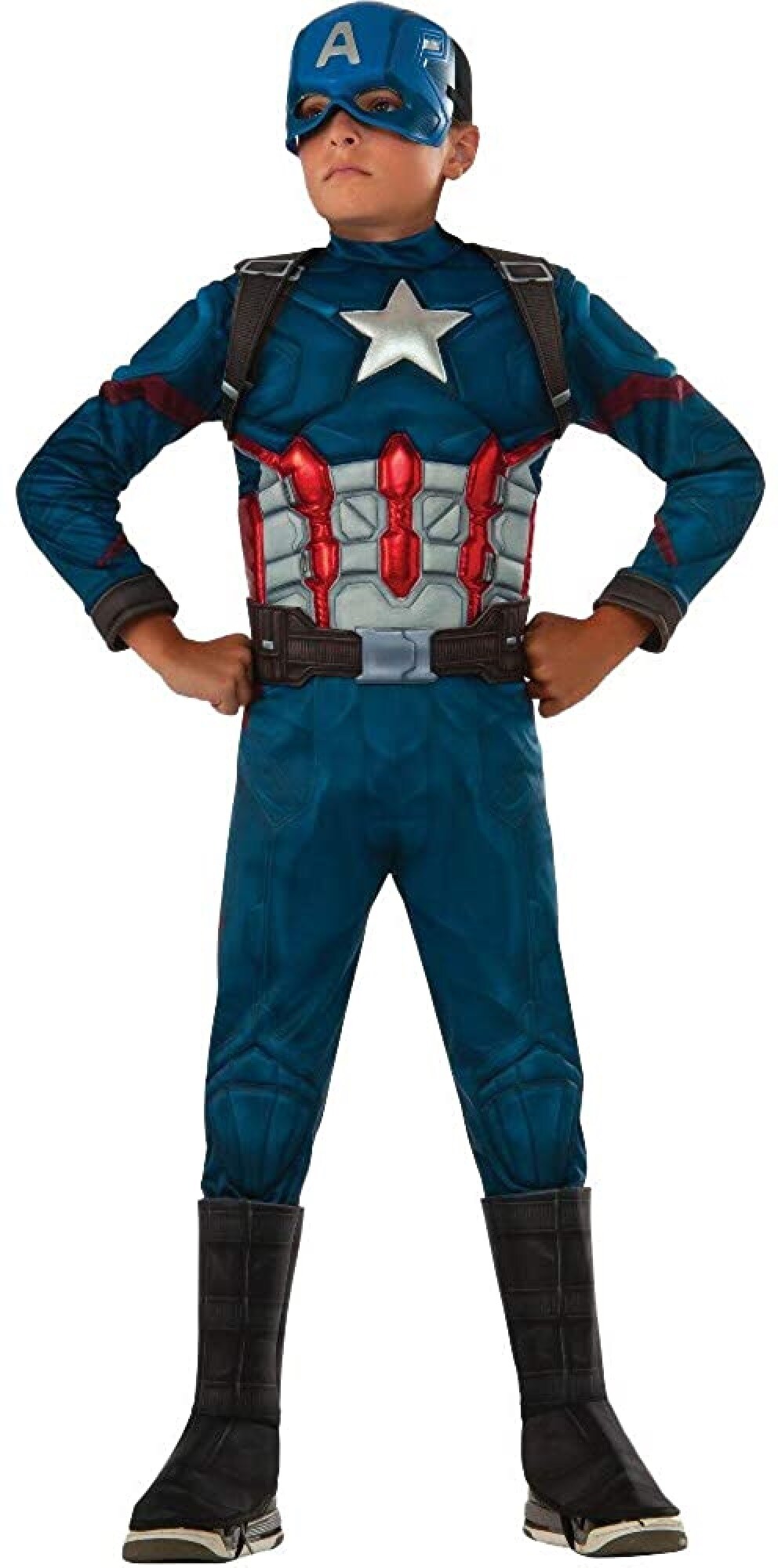 Rubies Captain America Boy&#x27;s Halloween Costume - Large