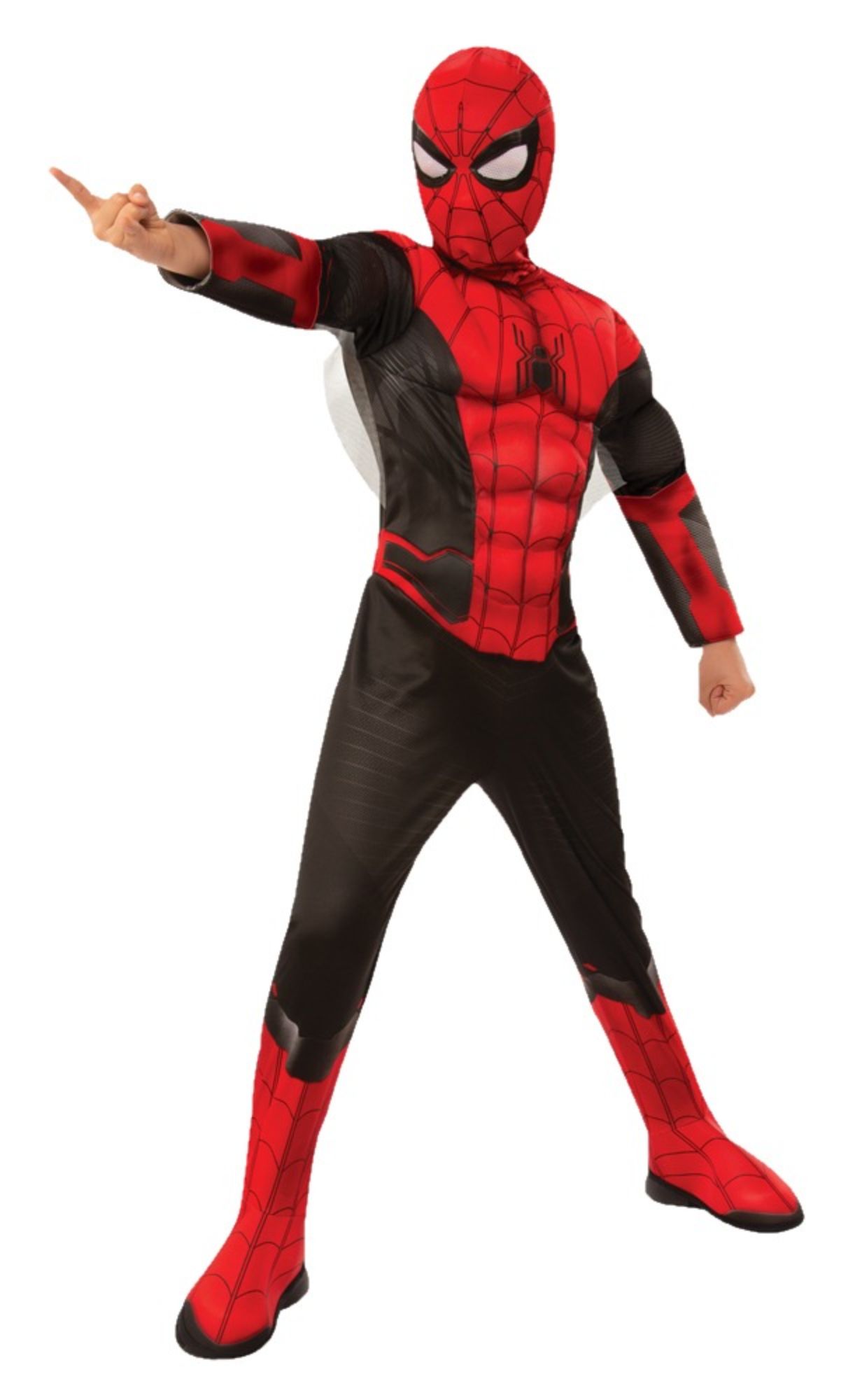 The Costume Center Red and Black Spiderman Far From Home Boy Child Halloween Costume - Large